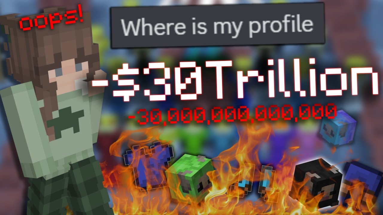 How 1 E-Girl Accidentally wiped TOP players in Skyblock