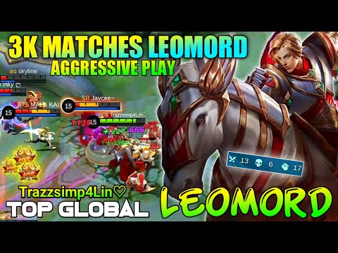 13 Kills!! MVP 11.1 Points Leomord One Shot Dellete (COMEBACK) - Build Top 1 Global Leomord ~ MLBB