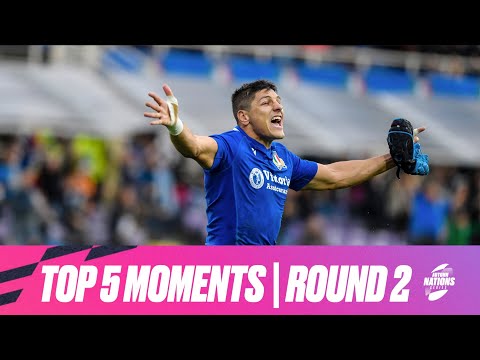 TOP 5 MOMENTS | Round 2 | Autumn Nations Series