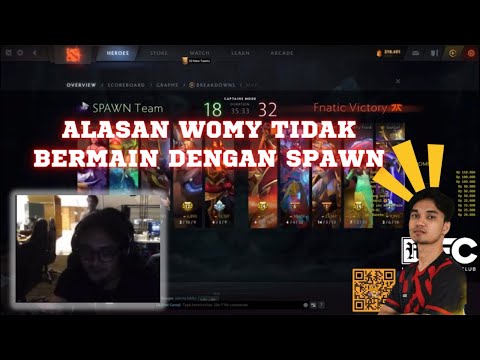 ALASAN WOMY TIDAK BISA IKUT BERMAIN DENGAN SPAWN TEAM DI BTS PRO SERIES SAAT MELAWAN FNATIC