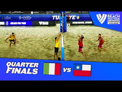 Carambula/Rossi vs. Grimalt M./Grimalt E. - Quarterfinal Highlights Kusadasi 2022 #BeachProTour