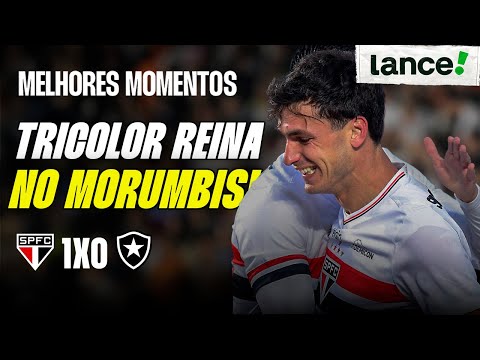SÃO PAULO 1 x 0 BOTAFOGO - MELHORES MOMENTOS - Campeonato Brasileiro 24ª rodada