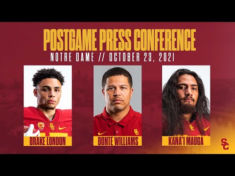 USC Football - Postgame Press Conference: Notre Dame
