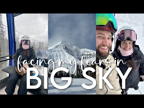 A WEEK IN BIG SKY, MONTANA! facing my fears, first ski trip + first time visiting! | TRAVEL VLOG