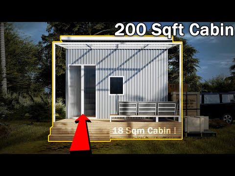 200 sqft (18 Sqm) tiny house design idea | container house - TH03