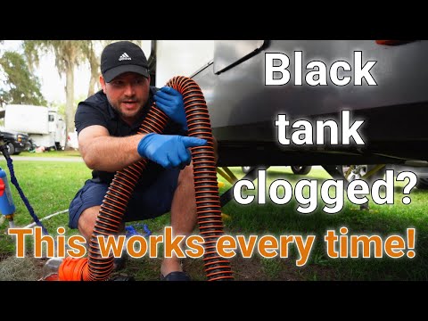 Clogged RV Black Tank? Fix it FAST Without Tools! (Works Every Time)