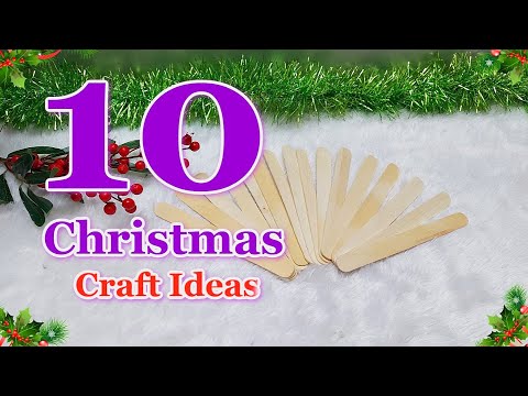 10 Affordable Christmas Decoration ideas From Popsicle...
