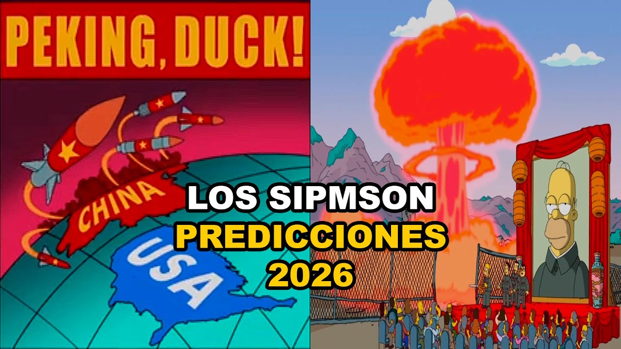 LAS PREDICCIONES DE LOS SIMPSON QUE PUEDE CUMPLIRSE EN 2026
