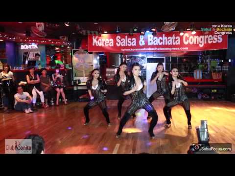 Wabisabi Ladies 공연@ 2014 Korea salsa & Bachata congress Crazy Big Party  클럽 보니따