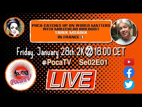 PocaTV LIVE! Se02E01 - Special guest - Tarek Msadek - 28Jan2K22