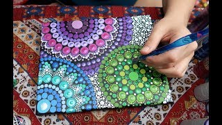 How To Paint Dot Mandalas Multiple Mandalas Layered