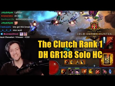 Rank 1 on Two Classes! GR138 Solo DH Hardcore SSF Season 26