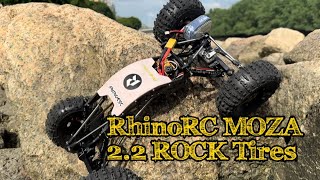 RhinoRC MOZA 1.72x5.75 2.2 RC Crawler Rock Tires