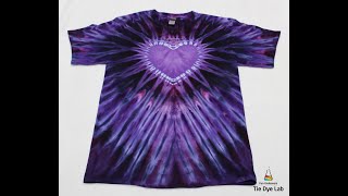 How To Make An Inclined Heart Ice and Liquid Dye Tie Dye Shirt