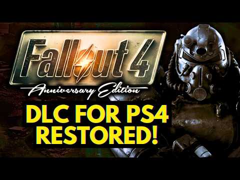 Fallout 4 Anniversary Edition Update PS4 DLC is Restored!