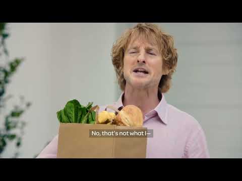 Don't worry. About delivery fees. With Wolt+ | Starring Owen Wilson