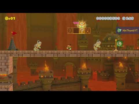 Online VS. ~ World 1-Boss Bum-Bum is Waiting by RaveRabe - Super Mario Maker 2 - No Commentary 1bw