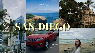 a solo trip to SAN DIEGO *hostel life, balbao park & driving around*