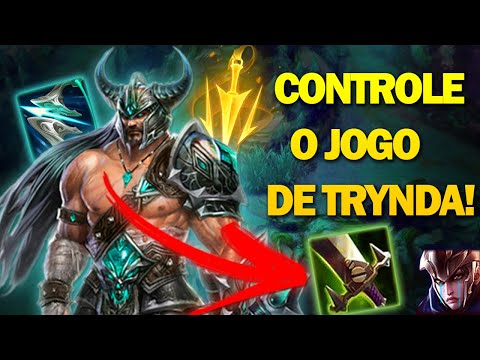 DOMINE A ROTA CONTRA QUINN!*CONTROLEI O JOGO A MEU FAVOR* - Tryndamere vs Quinn - League of Legends