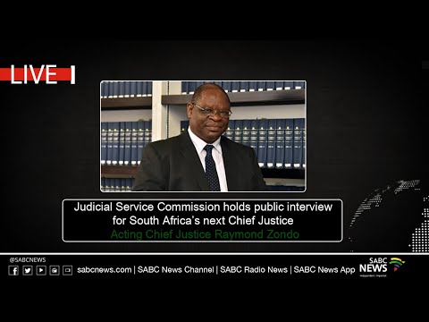 LIVE | JSC Interview of Raymond Zondo for Chief Justice post - Part 2 - SABC News - Breaking news, special reports, world, business, sport coverage of all South African current events. Africa's news leader.