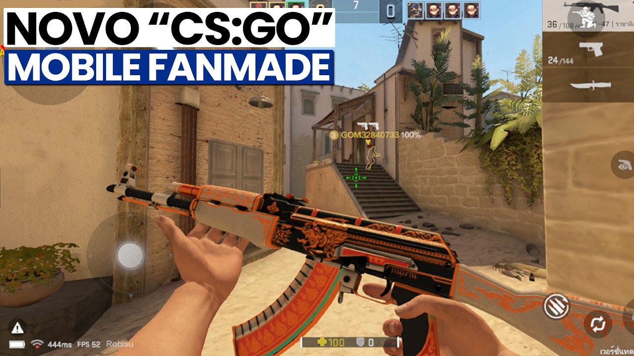 NOVO CS:GO Mobile feito por fã, NOVO JOGO Mundo Aberto para Mobile e PC e muito mais