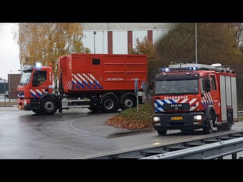 [Ingezonden & Primeur] P1, Brandweer Sleen & Coevorden naar melding middel IBGS in Emmen