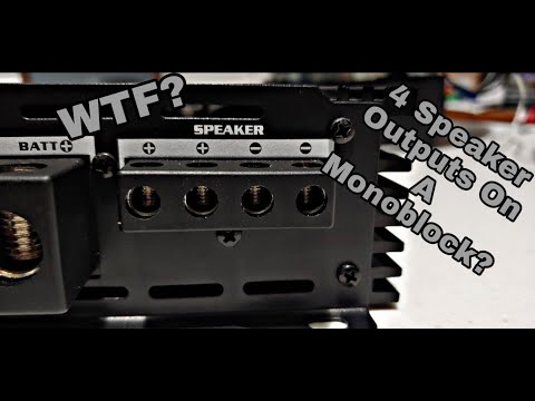 4 Speaker Outputs On A Monoblock !?