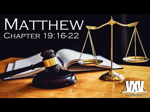 Verse by Verse - Matthew 19:16-22