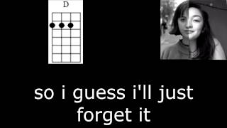 too dark ukulele chords (Frankie Cosmos/mxmtoons)