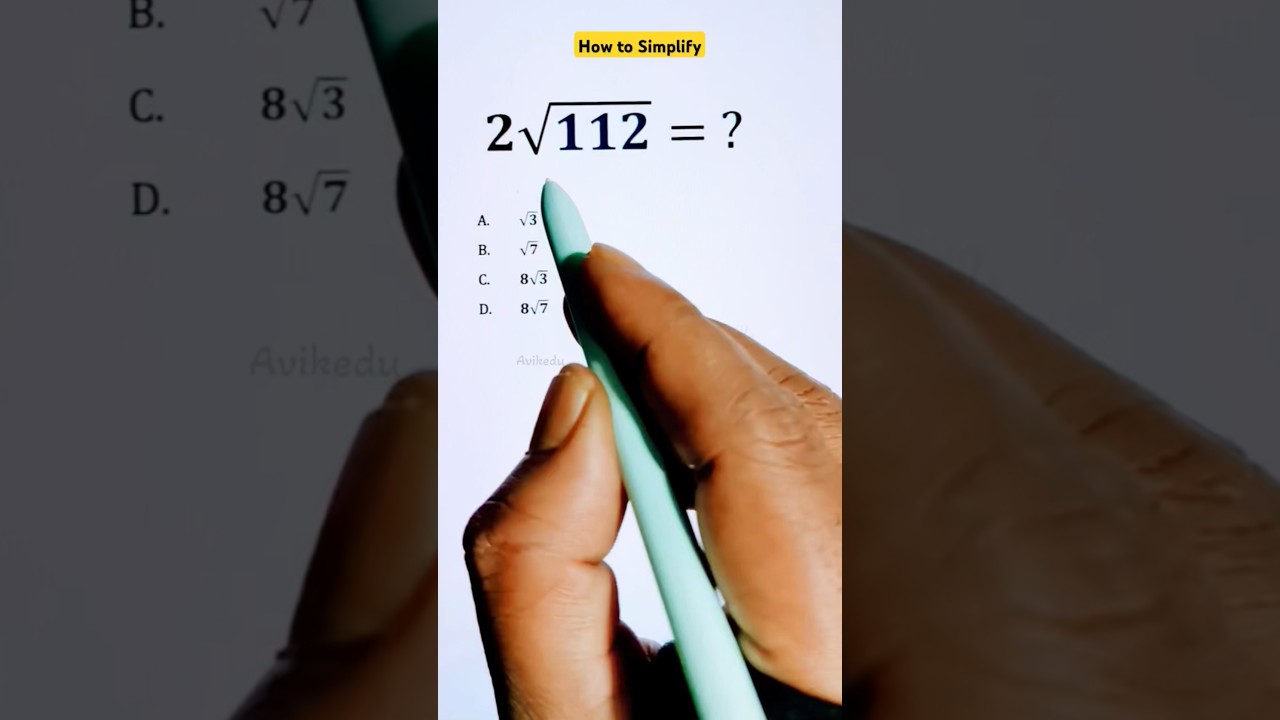 Simplifying a nice square root numbers #shorts #maths #simplification
