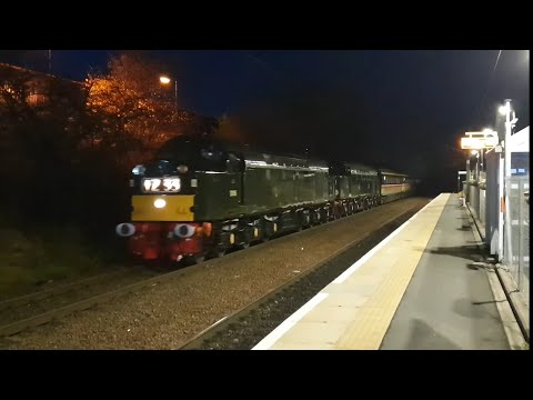 40145 and 40013 with 1Z33 Edinburgh-Crewe.
