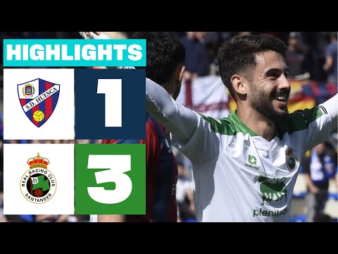 SD HUESCA 1 - 3 R. RACING CLUB I RESUMEN LALIGA HYPERMOTION