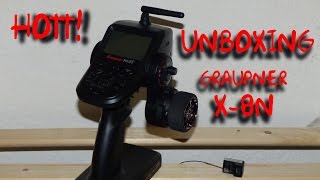 Unboxing Graupner X-8N HoTT! | HD+ | Deutsch