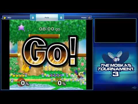 The Moska's 3 SSBM - NDJ (Pikachu) vs Happy (Falco) - Pools