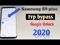 Galaxy S9 FRP Google Lock Bypass Android 9 Without PC No Talkback New Method