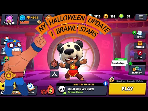 Jeg tjekker den nye halloween UPDATE i BRAWL STARS ud (dansk brawl stars)
