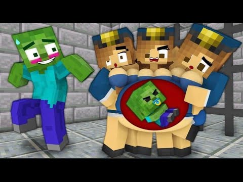 Monster school -poor baby zombie sad story (mincraft animation)