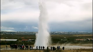 preview picture of video 'Geysir Hot Springs in Iceland'