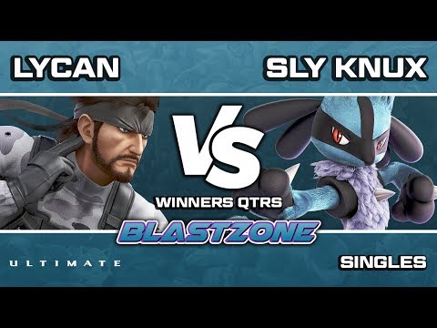 PSG Blastzone: Sly Knux (Lucario) vs Lycan (Snake) - Winners Qtrs