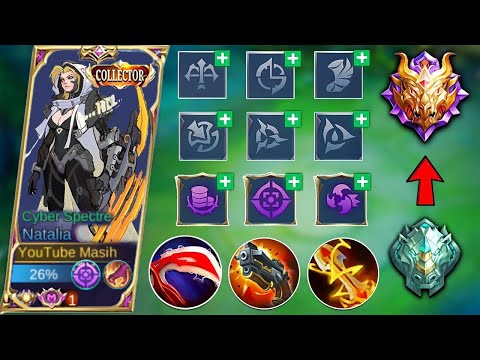 Natalia Best Build 2023 Top 1 Global | Only 1% Of Natalia User's Know This Build On Rank Game | Mlbb