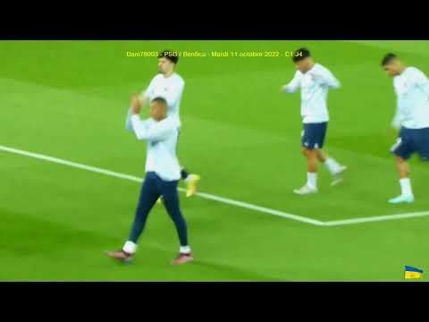 PSG / Benfica 11.10.2022 : 1-1 (C1 J4) 1/4 : Entrée du PSG