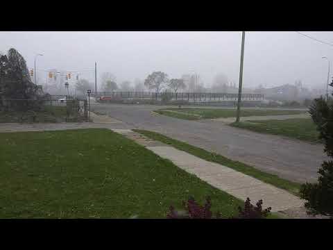 Sudden SNOW SQUALL in Detroit MAY 8th 2020