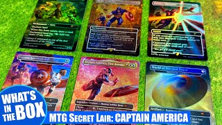 Magic the Gathering CAPTAIN AMERICA Secret Lair Drop Series - Rainbow Foil Edition