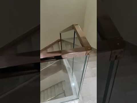 Stairs stainless steel pvd coated railings fittings, for hom...
