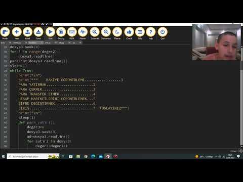 Python'da ATM Menüsü Oluşturma