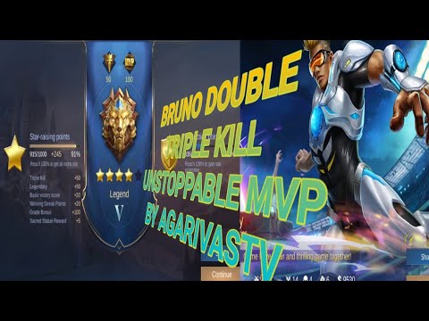 BRUNO DOUBLE TRIPLE KILL UNSTOPPABLE MVP BY AGARIVASTV