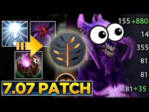 Dota 2 - 7.07 Patch - New Talent CARRY BANE Combo + 880DMG