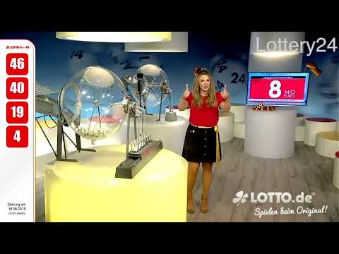2018 06 16 German lotto 6 aus 49 numbers and draw results