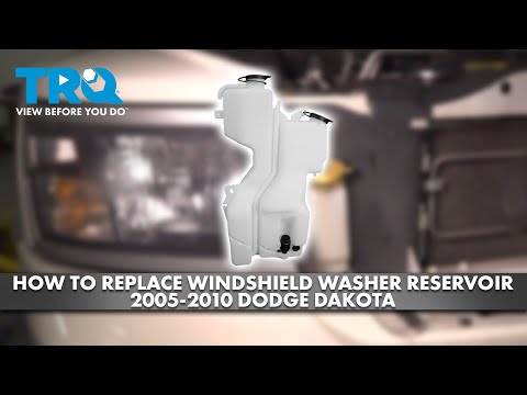 How to Replace Windshield Washer Reservoir 2005-2010 Dodge Dakota