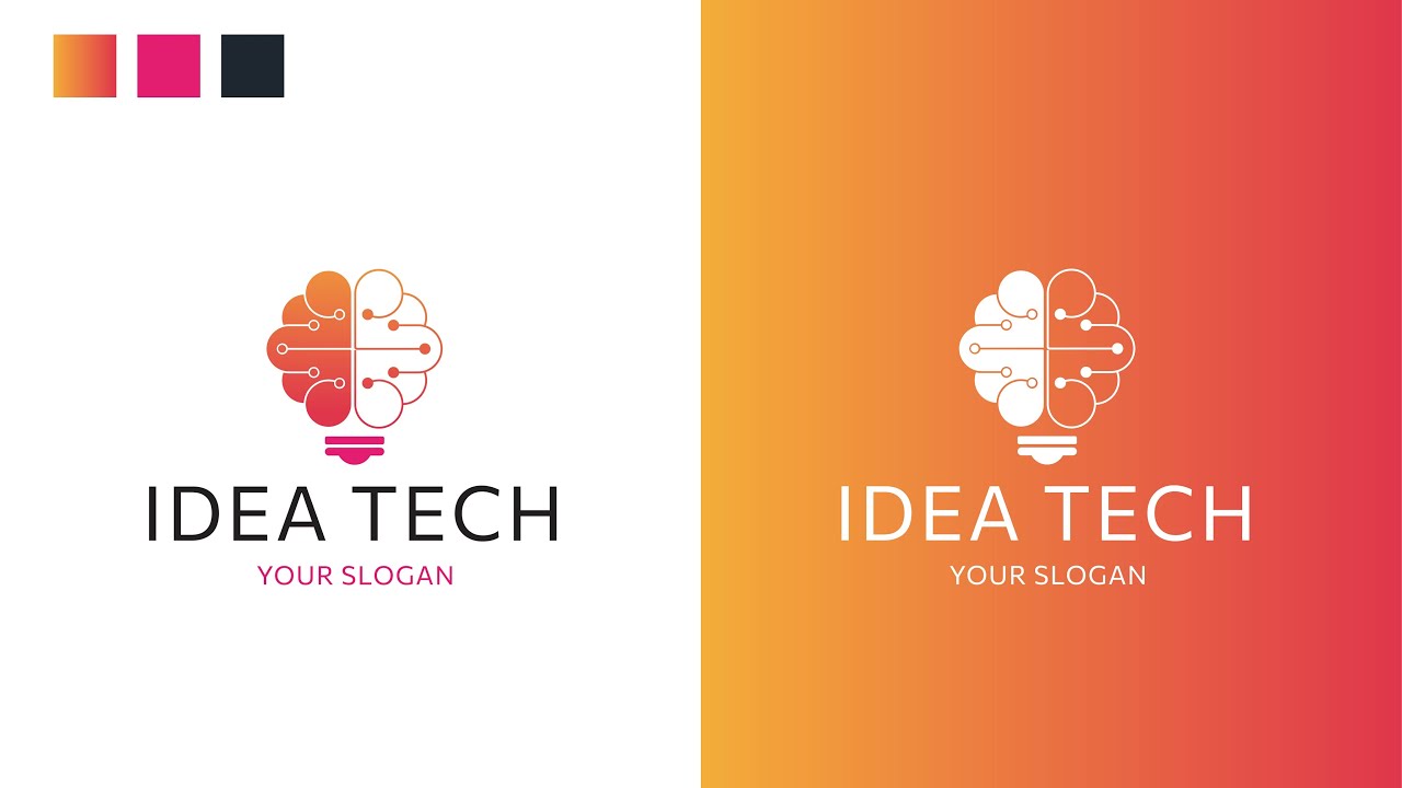 Premium Logo Design Tutorial Free | Tech Logo | Adobe Illustrator